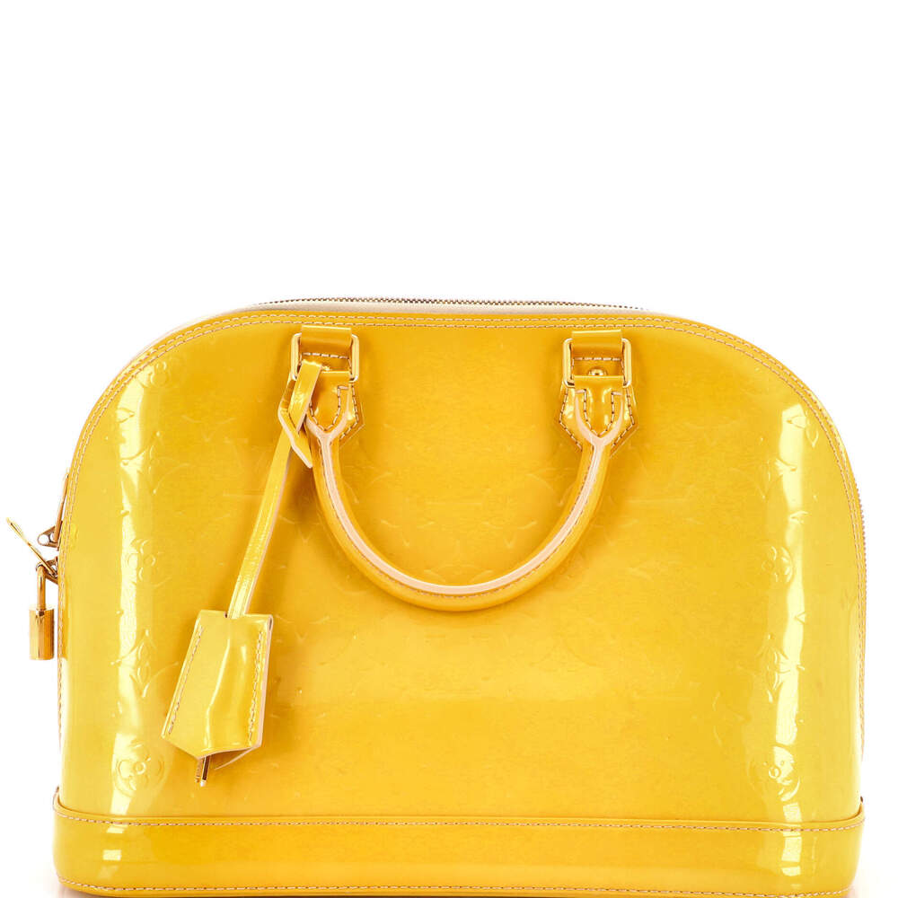 Louis Vuitton PM Alma Handbag Monogram Vernis